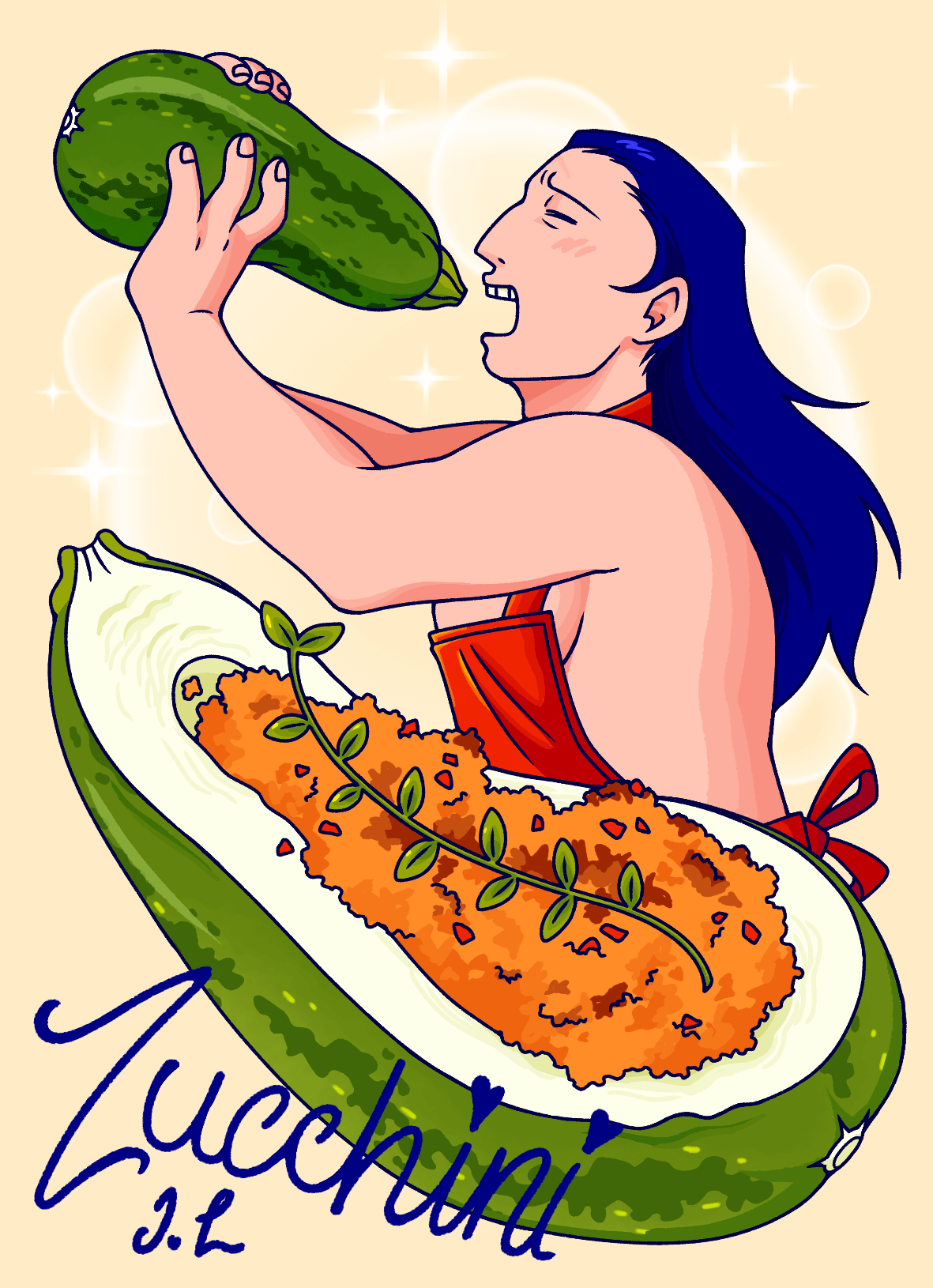 Zucchini Hugo